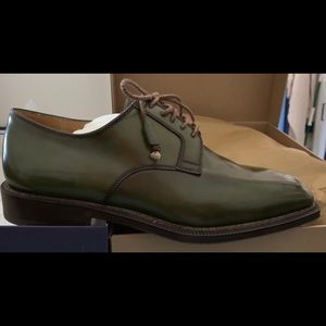 StefanObi Roma Verde Lace Loafers